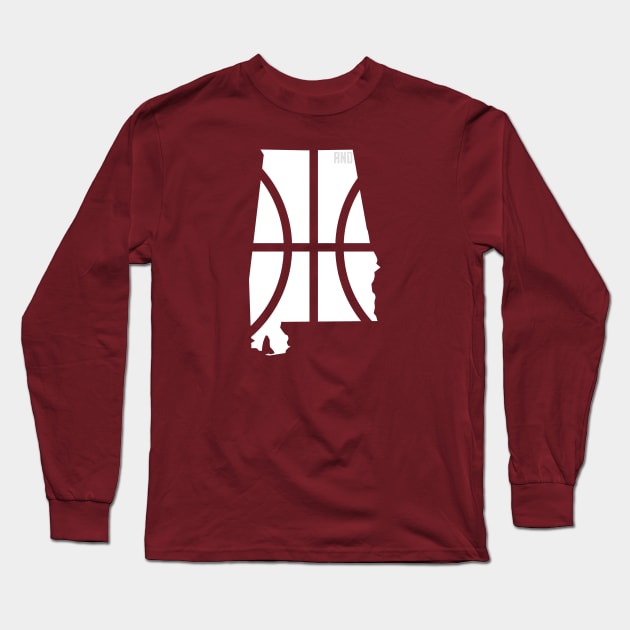 Alabama Basketball Long Sleeve T-Shirt by And1Designs
